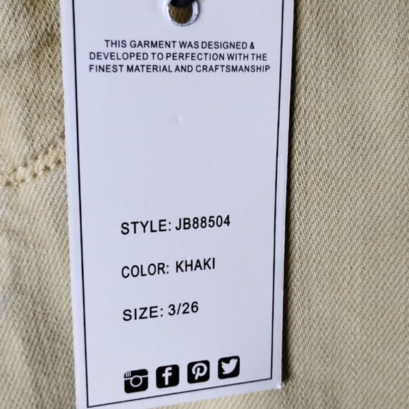 Judy Blue Bootcut Jeans Women’s 3/26 Khaki Mid Rise 30” Style JB88504 NWT Fall - Picture 11 of 11